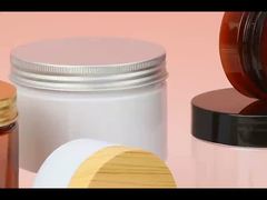 ISO 9001 รับรอง สีแอมเบอร์ ป้องกันการปิดแสง กระปุกครีมเสริมและกระปุกครีมพลาสติก