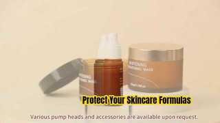 ผู้ผลิตชุดขวดเครื่องสำอางอำพัน PET | สเปรย์ โลชั่น ขวดโทนเนอร์ และกระปุกครีม | บรรจุภัณฑ์แบบ OEM