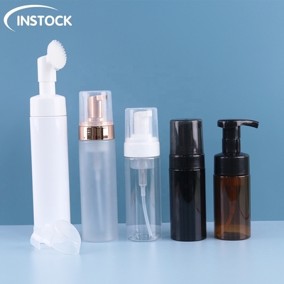 กระป๋องปั๊มฟองแข็ง 100ml-250ml กระป๋องทําความสะอาดใบหน้าจากพลาสติก PET