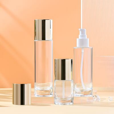 กระป๋องแก้วใส ที่ไม่หลุดจากสิ่งแวดล้อม สําหรับบรรจุเครื่องสําอางที่สามารถปรับแต่งได้