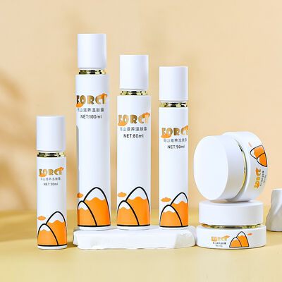 ชุดขวดเครื่องสําอางแก้วที่สามารถปรับแต่งได้ ที่ไม่หลุดหลั่ง และเป็นมิตรต่อสิ่งแวดล้อม สําหรับบรรจุภัณฑ์ดูแลผิวแบบพรีเมี่ยม